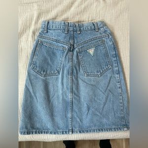 vintage guess denim skirt!!
